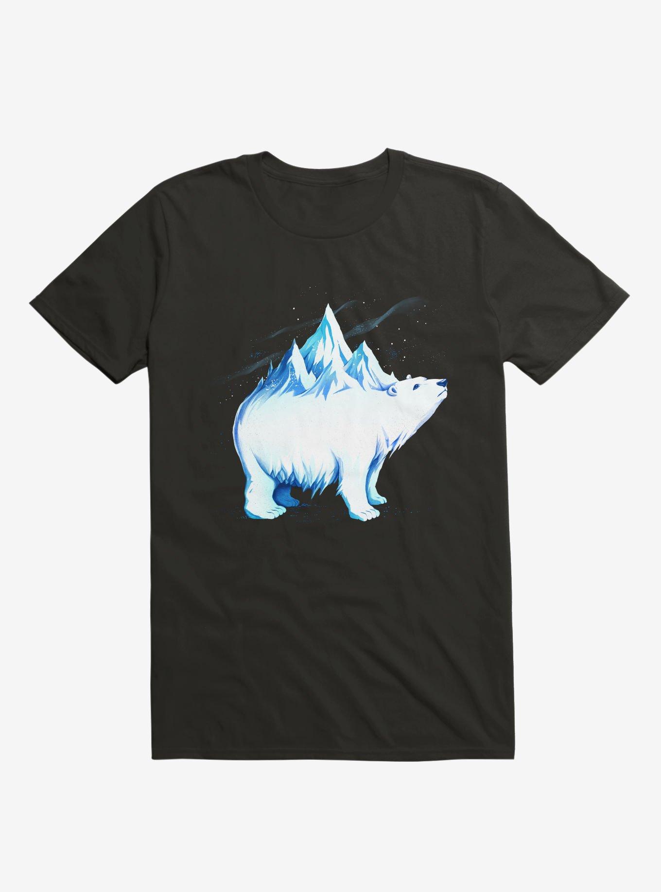 Icebearg Polar Bear T-Shirt, BLACK, hi-res