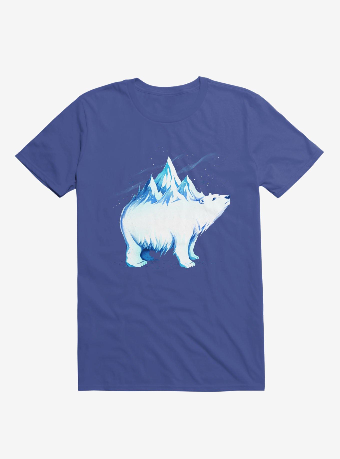 Icebearg Polar Bear T-Shirt, ROYAL, hi-res