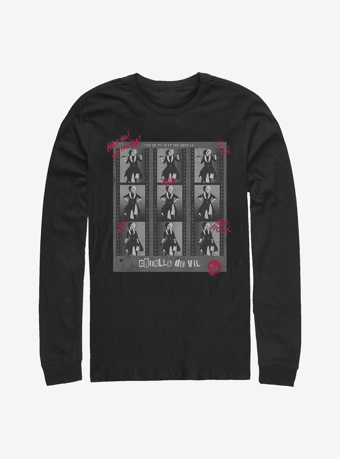 Disney Cruella Negatives Long-Sleeve T-Shirt, , hi-res