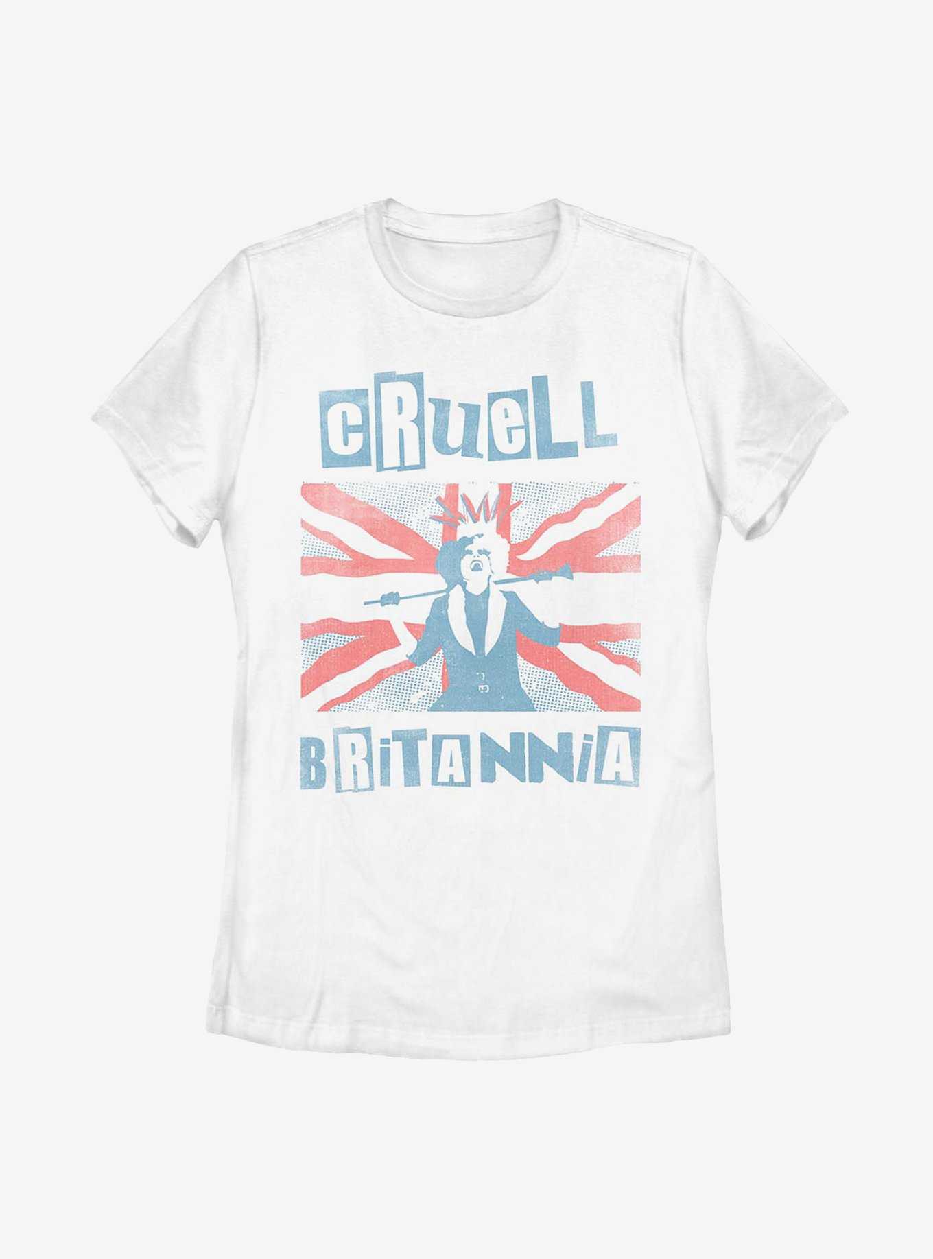 Disney Cruella Britannia Womens T-Shirt, , hi-res