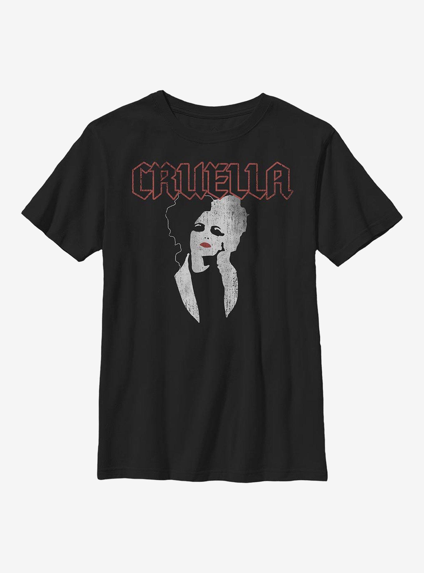 Disney Cruella Rock Style Youth T-Shirt, , hi-res