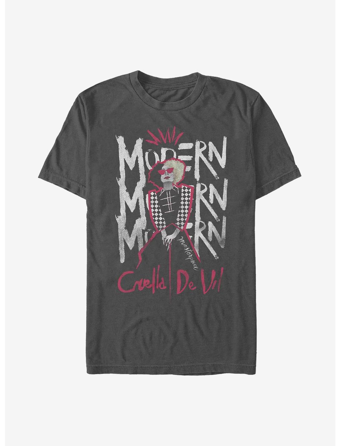 Disney Cruella Modern Masterpiece T-Shirt, CHARCOAL, hi-res
