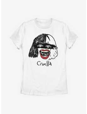 Disney Cruella Look Fabulous Drawing Womens T-Shirt, , hi-res