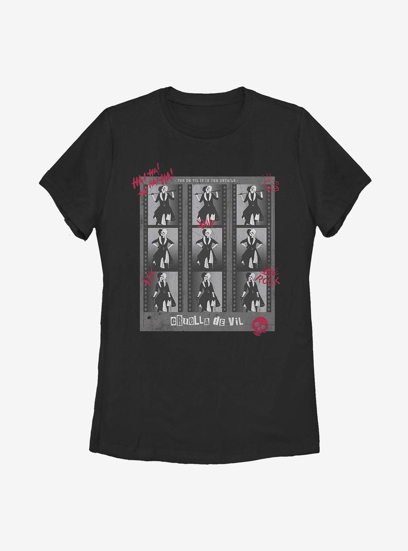 Disney Cruella Negatives Womens T-Shirt, , hi-res