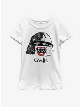 Disney Cruella Look Fabulous Drawing Youth Girls T-Shirt, , hi-res