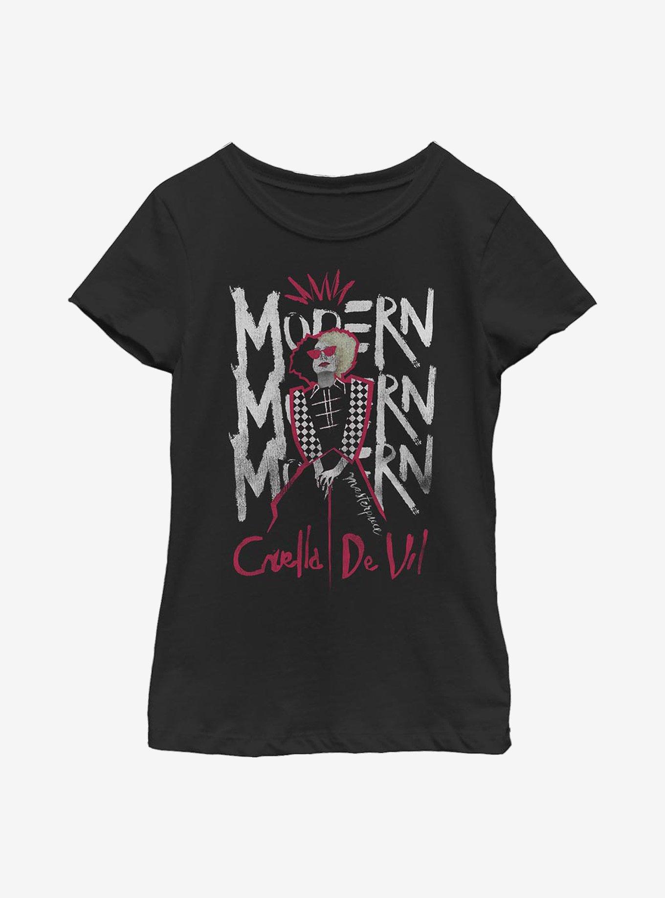Disney Cruella Modern Masterpiece Youth Girls T-Shirt, , hi-res