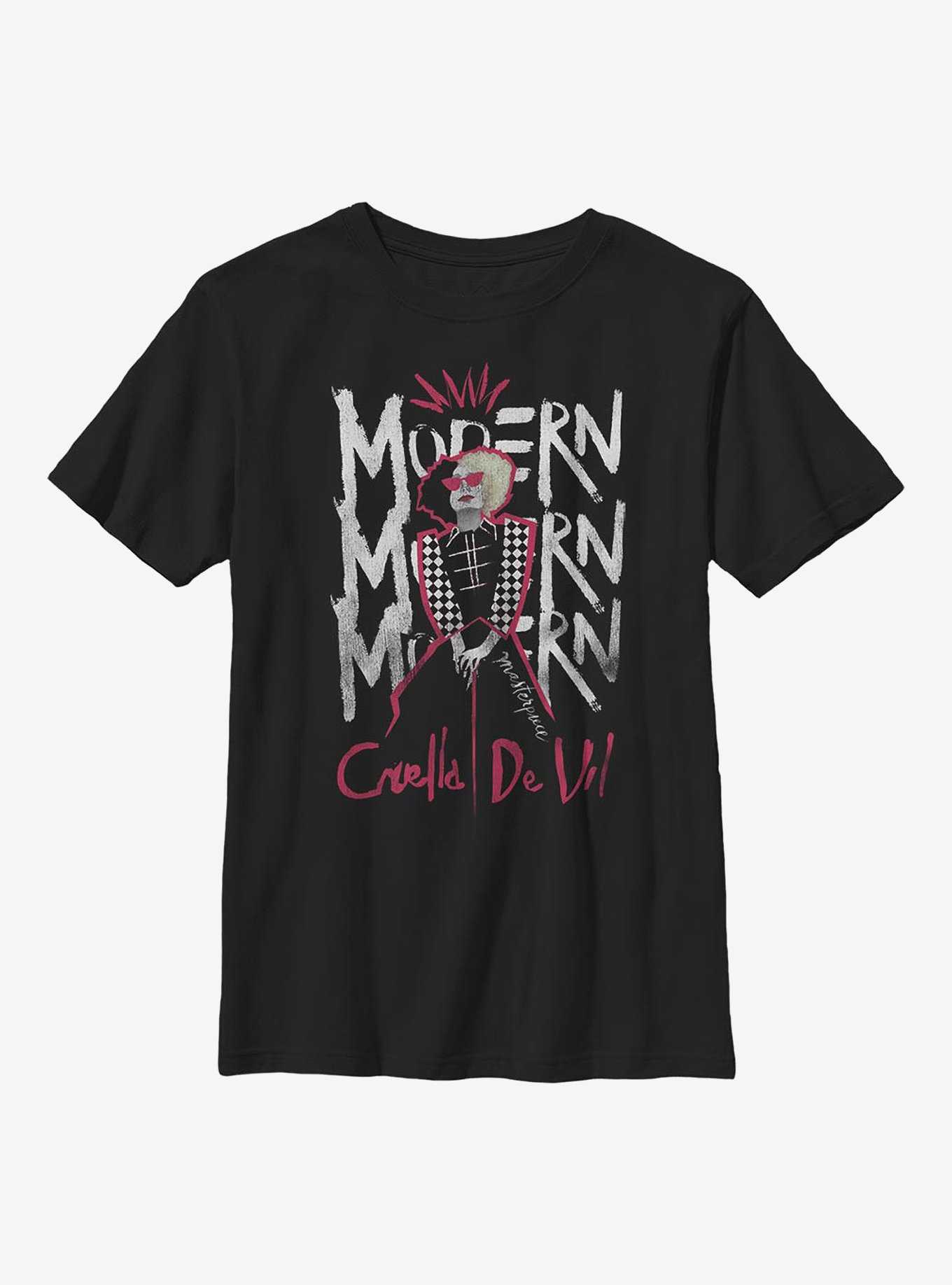 Disney Cruella Modern Masterpiece Youth T-Shirt, , hi-res
