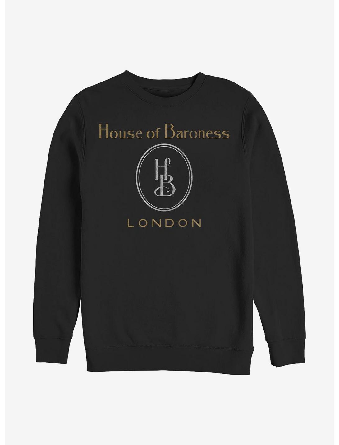 Disney Cruella House Of Baroness London Logo Sweatshirt, BLACK, hi-res