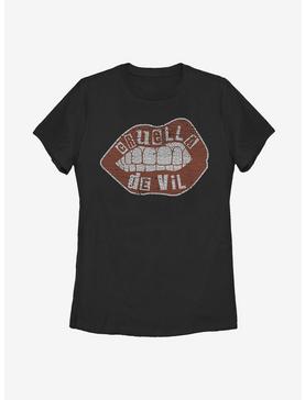 Disney Cruella De Vil Lips Womens T-Shirt, , hi-res