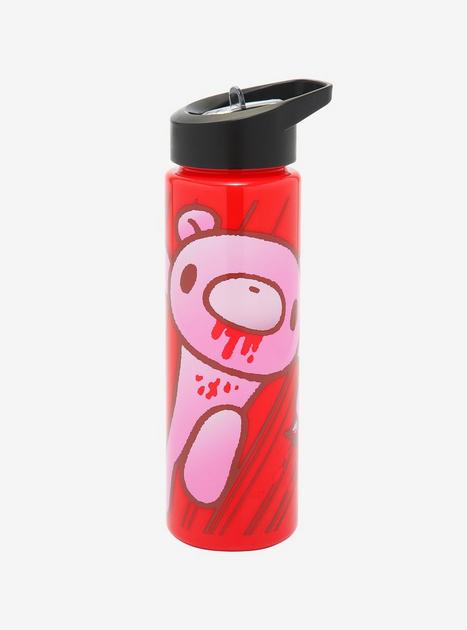 Gloomy Bear Water Bottle with Straw - 24 oz.