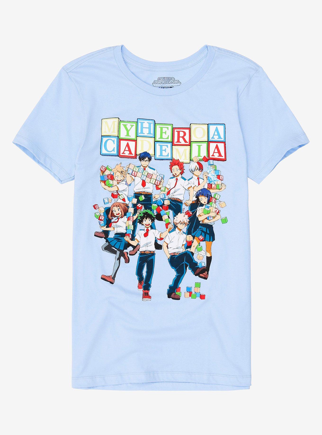 My Hero Academia Letter Blocks T-Shirt, MULTI, hi-res