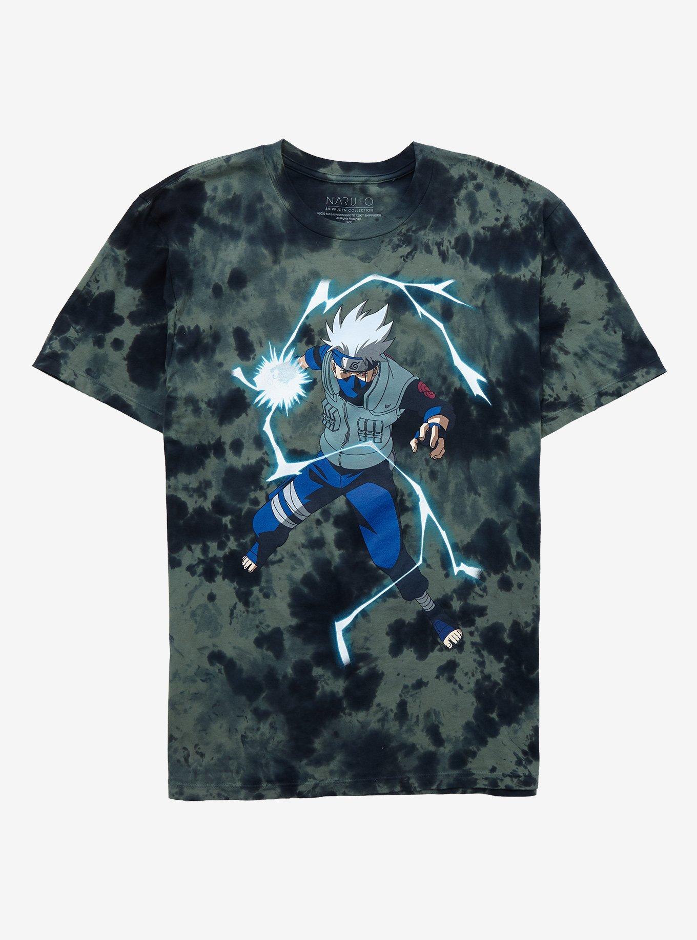 Naruto Shippuden Kakashi Tie-Dye T-Shirt, MULTI, hi-res