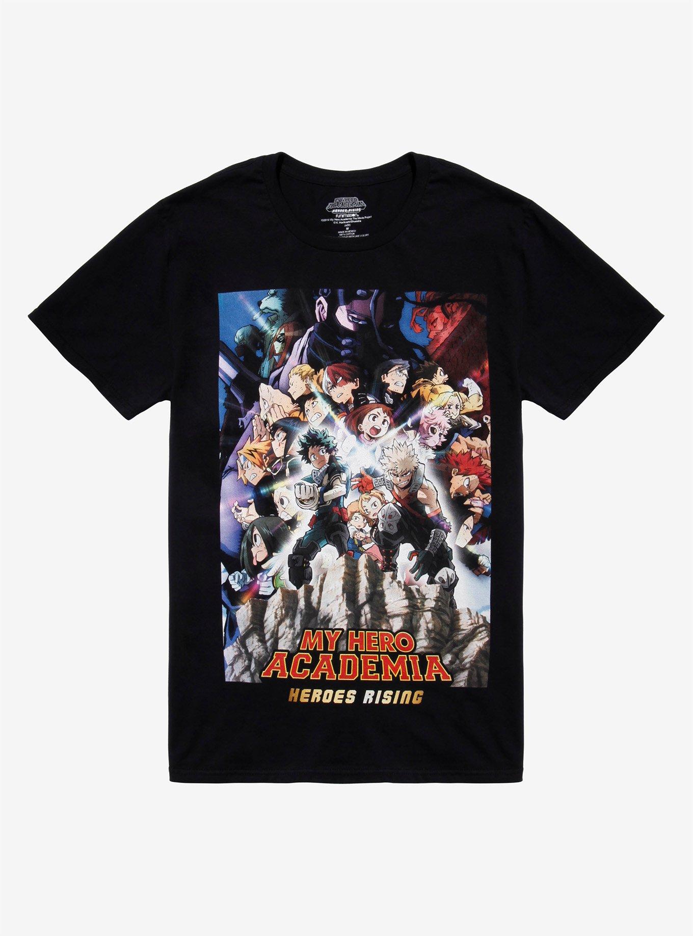My Hero Academia: Heroes Rising Movie Poster T-Shirt, MULTI, hi-res