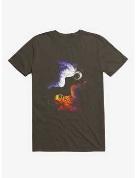 Yin Yang Astronaut Scuba Brown T-Shirt, , hi-res