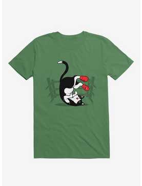 Boxer Cat Kelly Green T-Shirt, , hi-res