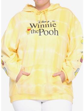 Disney Winnie The Pooh Yellow Wash Honey Pot Girls Hoodie Plus Size, , hi-res