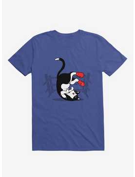 Boxer Cat Royal Blue T-Shirt, , hi-res