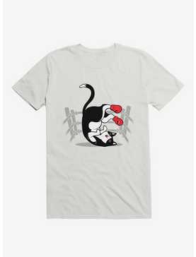 Boxer Cat White T-Shirt, , hi-res