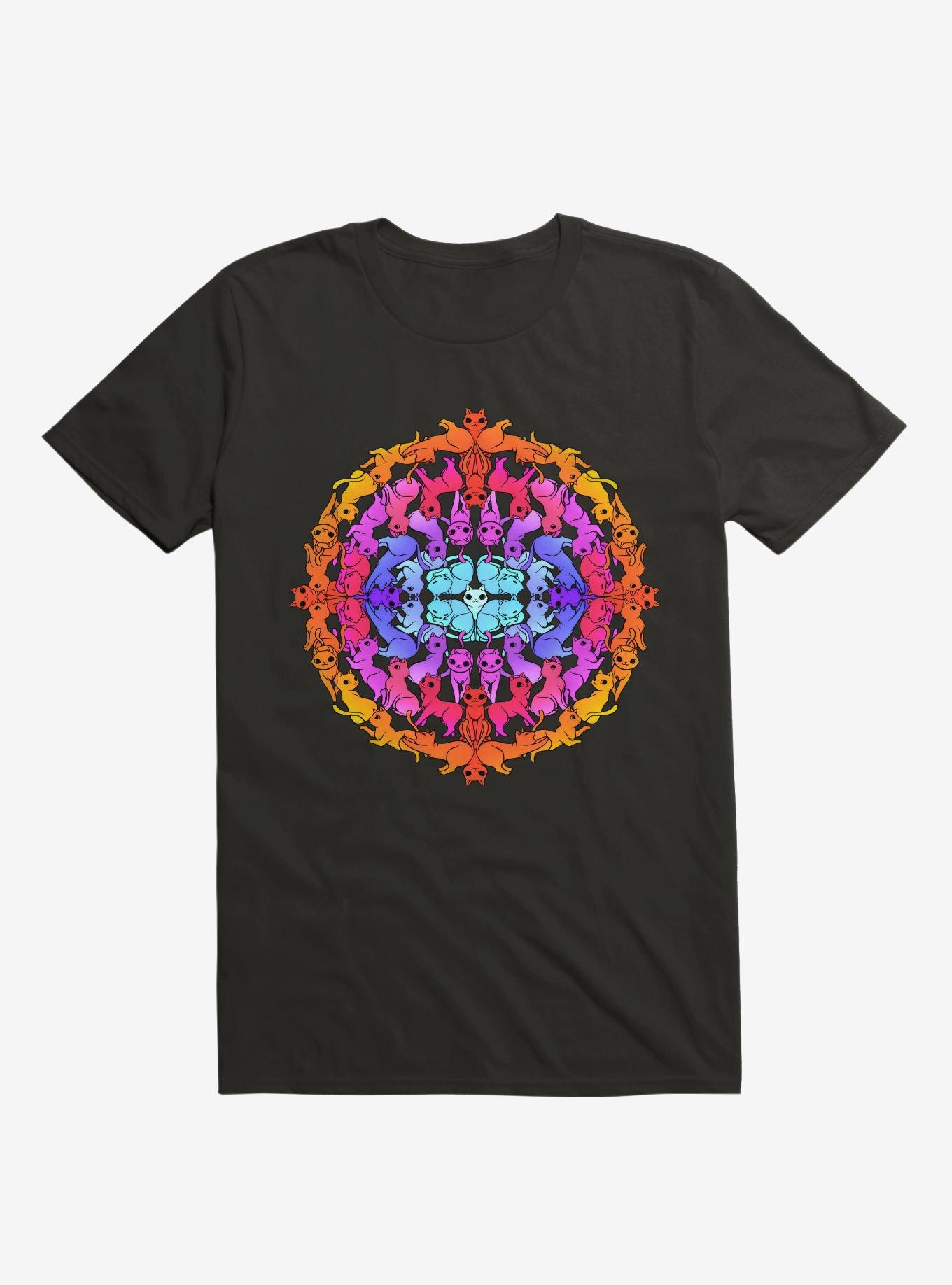 Mandala Cat T-Shirt, , hi-res