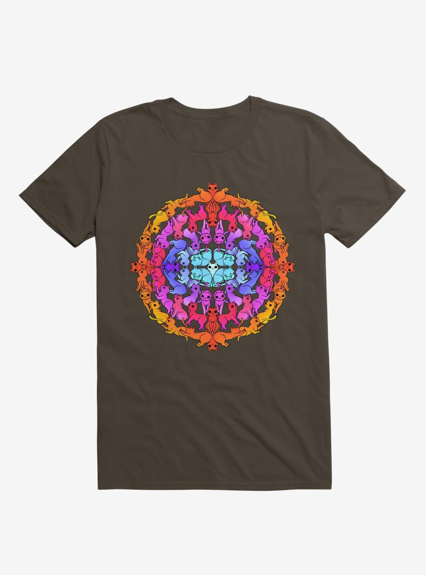 Mandala Cat T-Shirt, , hi-res