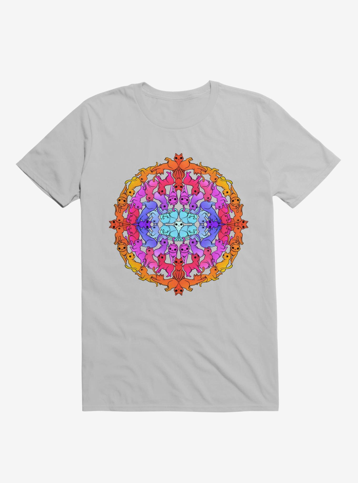 Mandala Cat T-Shirt, , hi-res