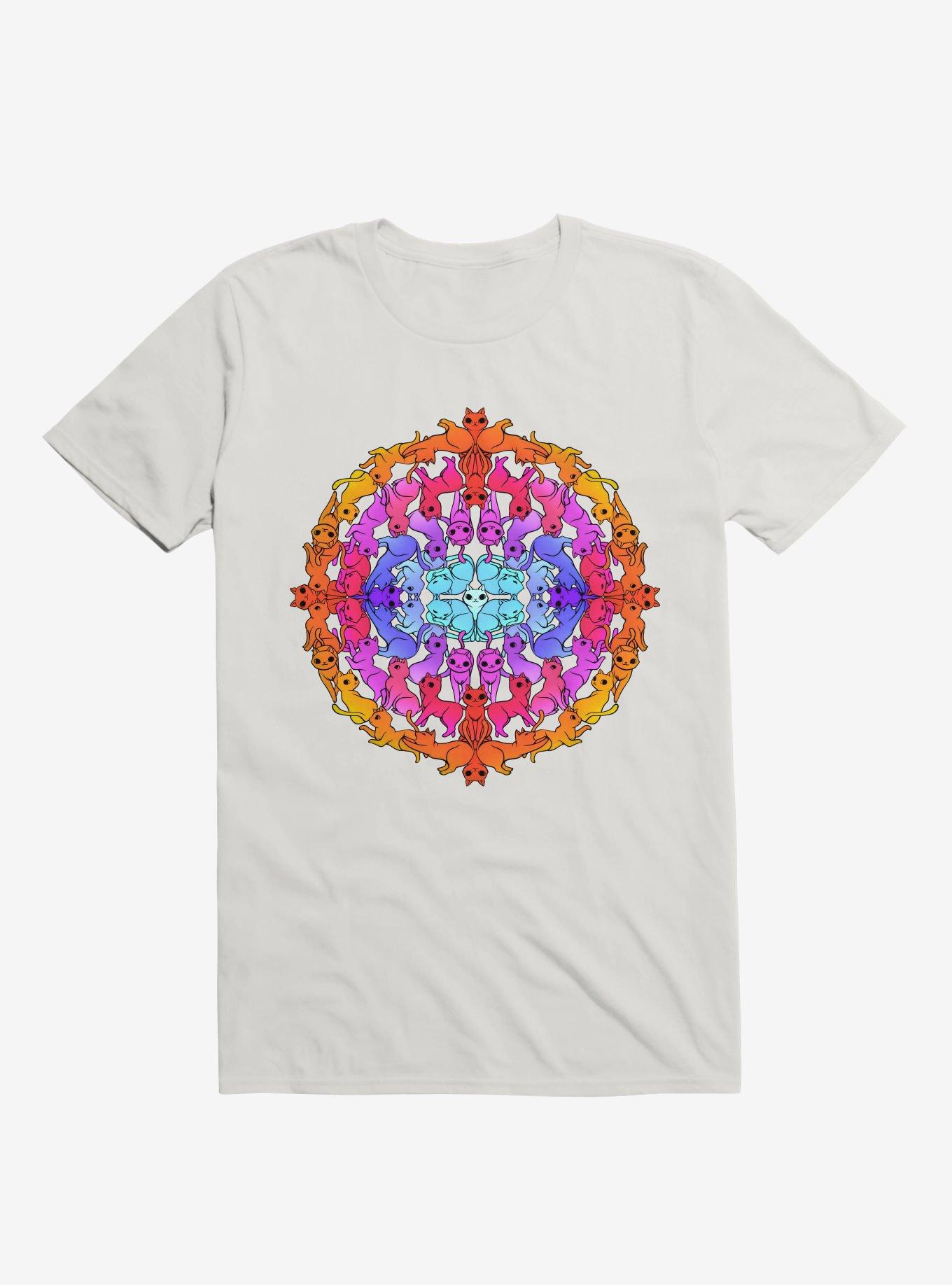 Mandala Cat T-Shirt, , hi-res