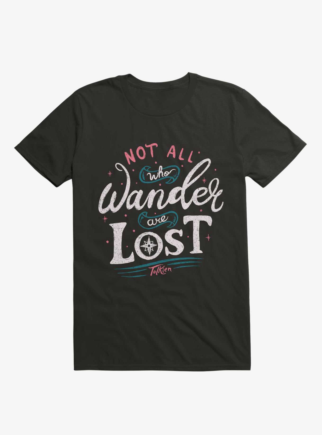 Not All Who Wander Are Lost Tolkien T-Shirt, , hi-res