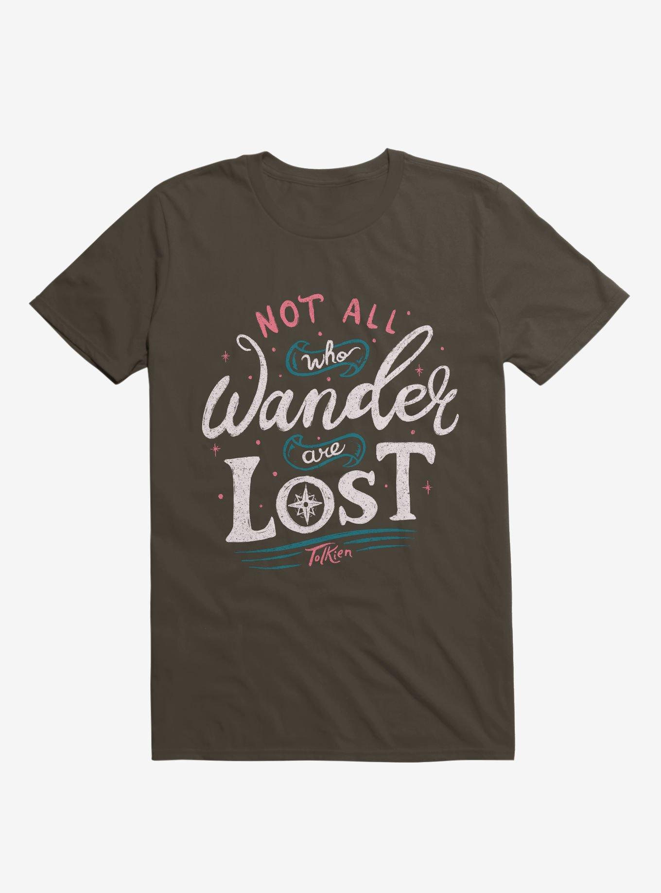Not All Who Wander Are Lost Tolkien T-Shirt, , hi-res
