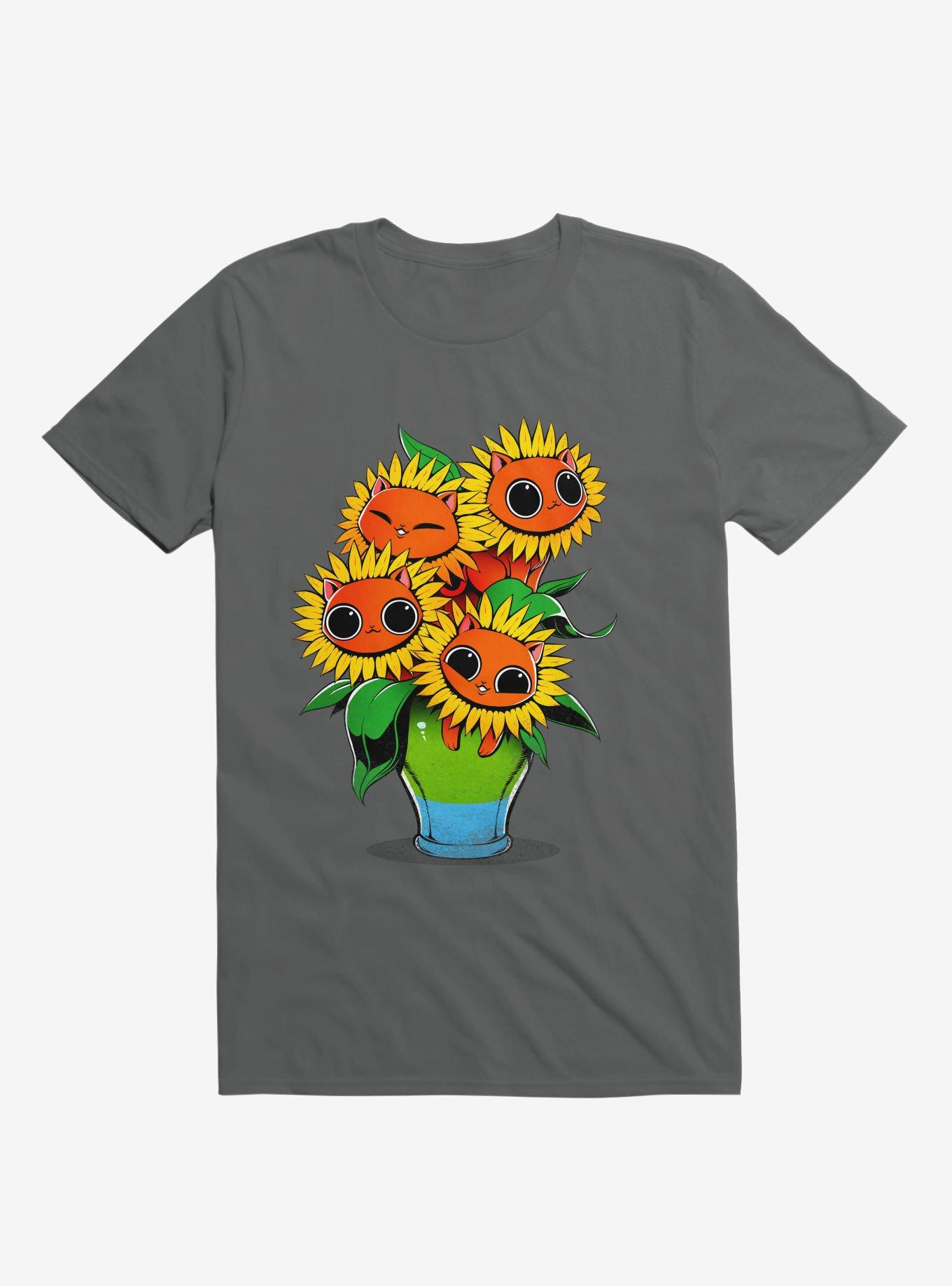 Sunflower Cat T-Shirt, , hi-res