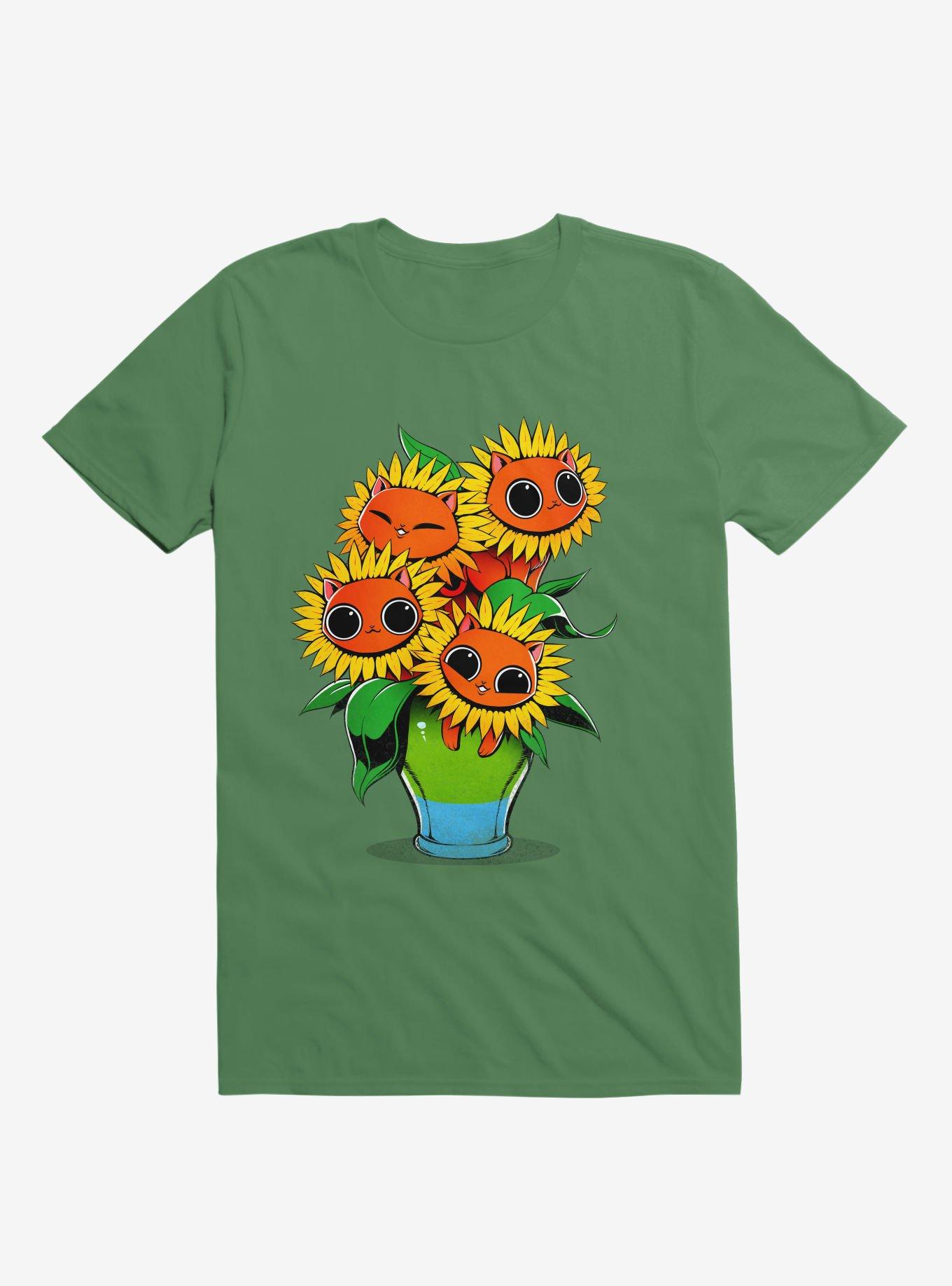 Sunflower Cat T-Shirt