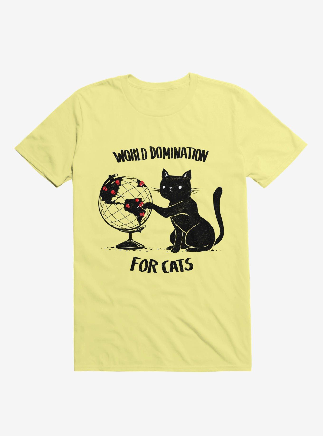 World Domination for Cats T-Shirt, , hi-res