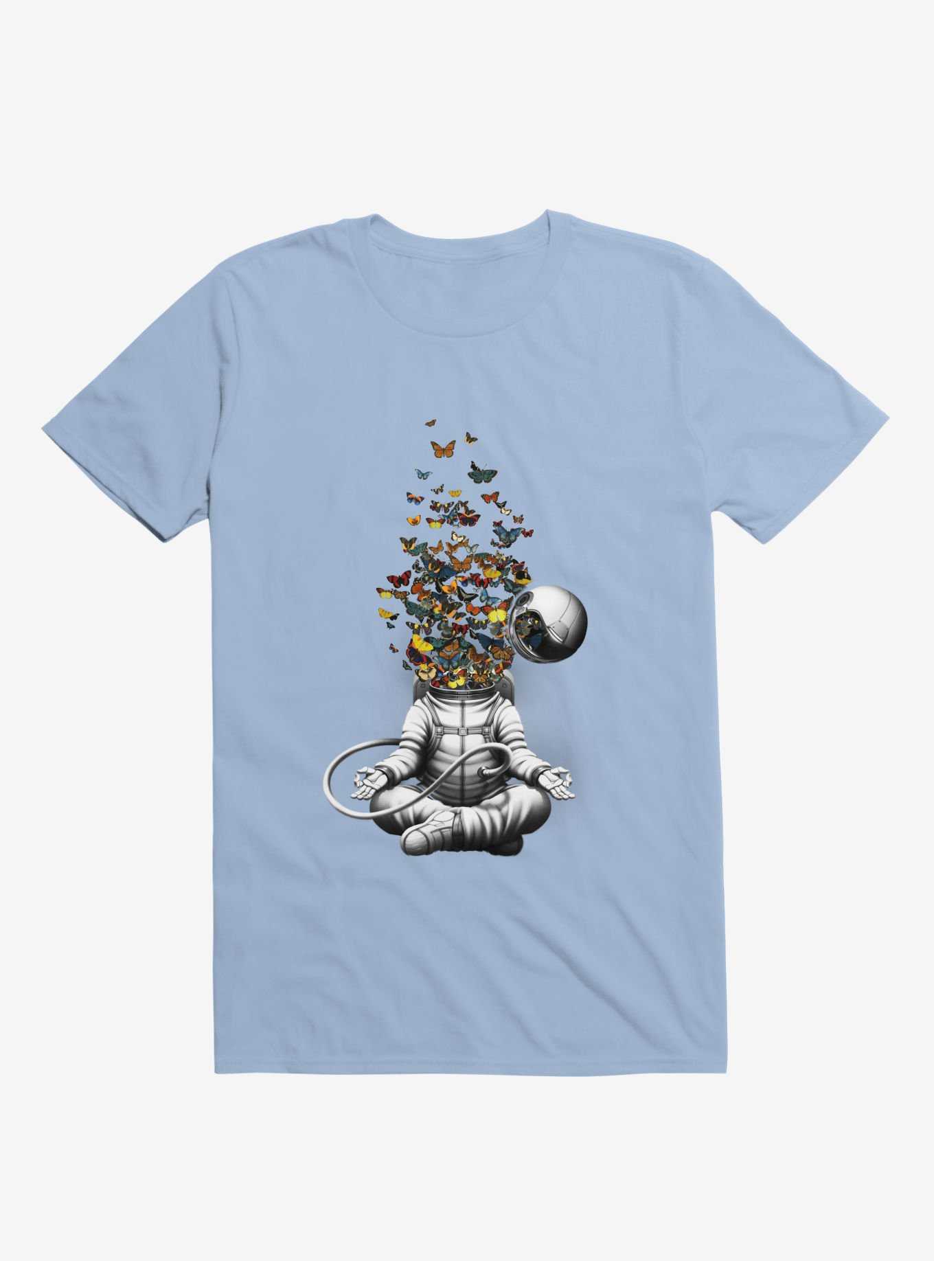 Meditation Butterfly Collage T-Shirt, , hi-res