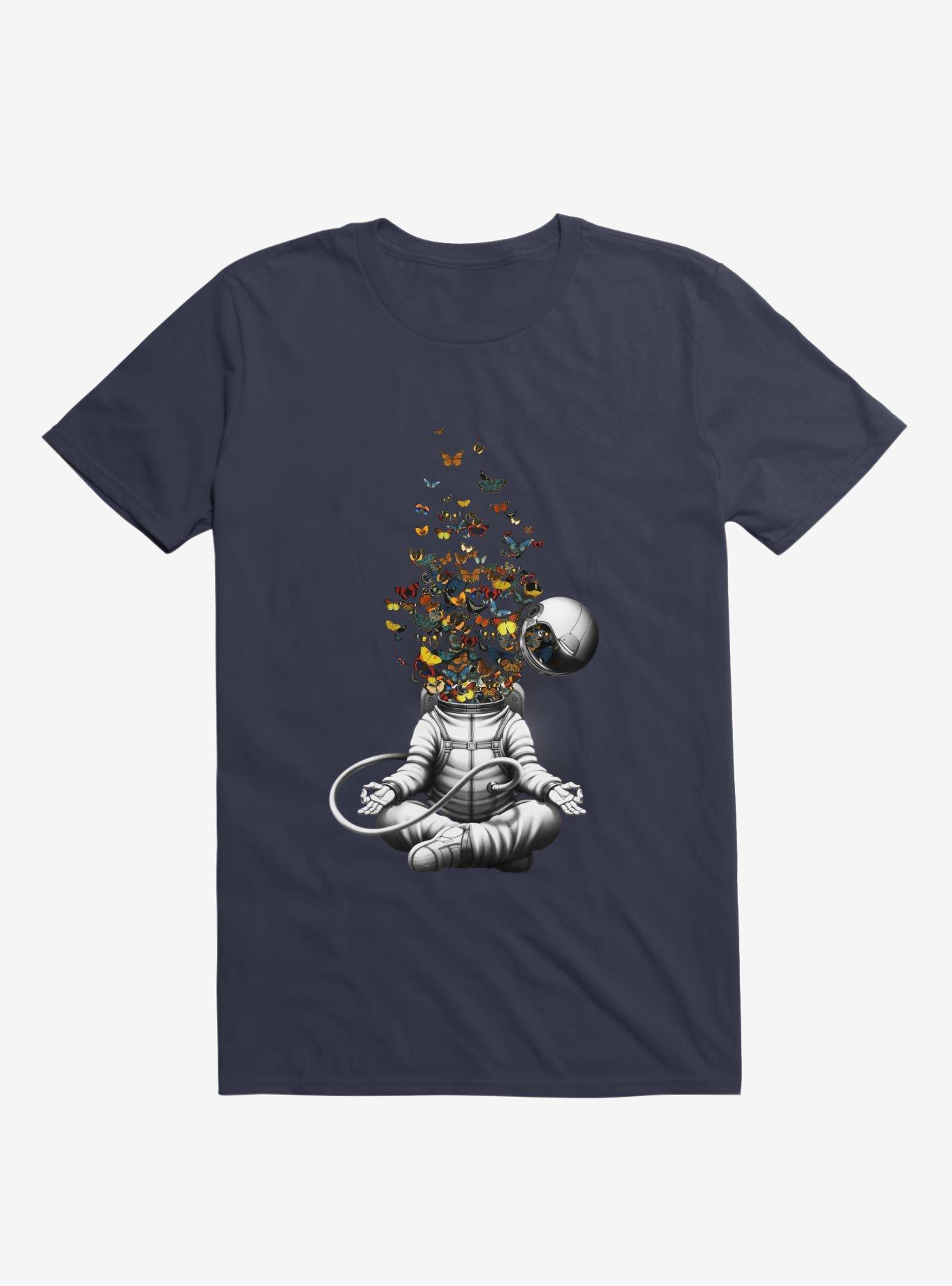 THRDLESS Meditation Butterfly Collage T-Shirt