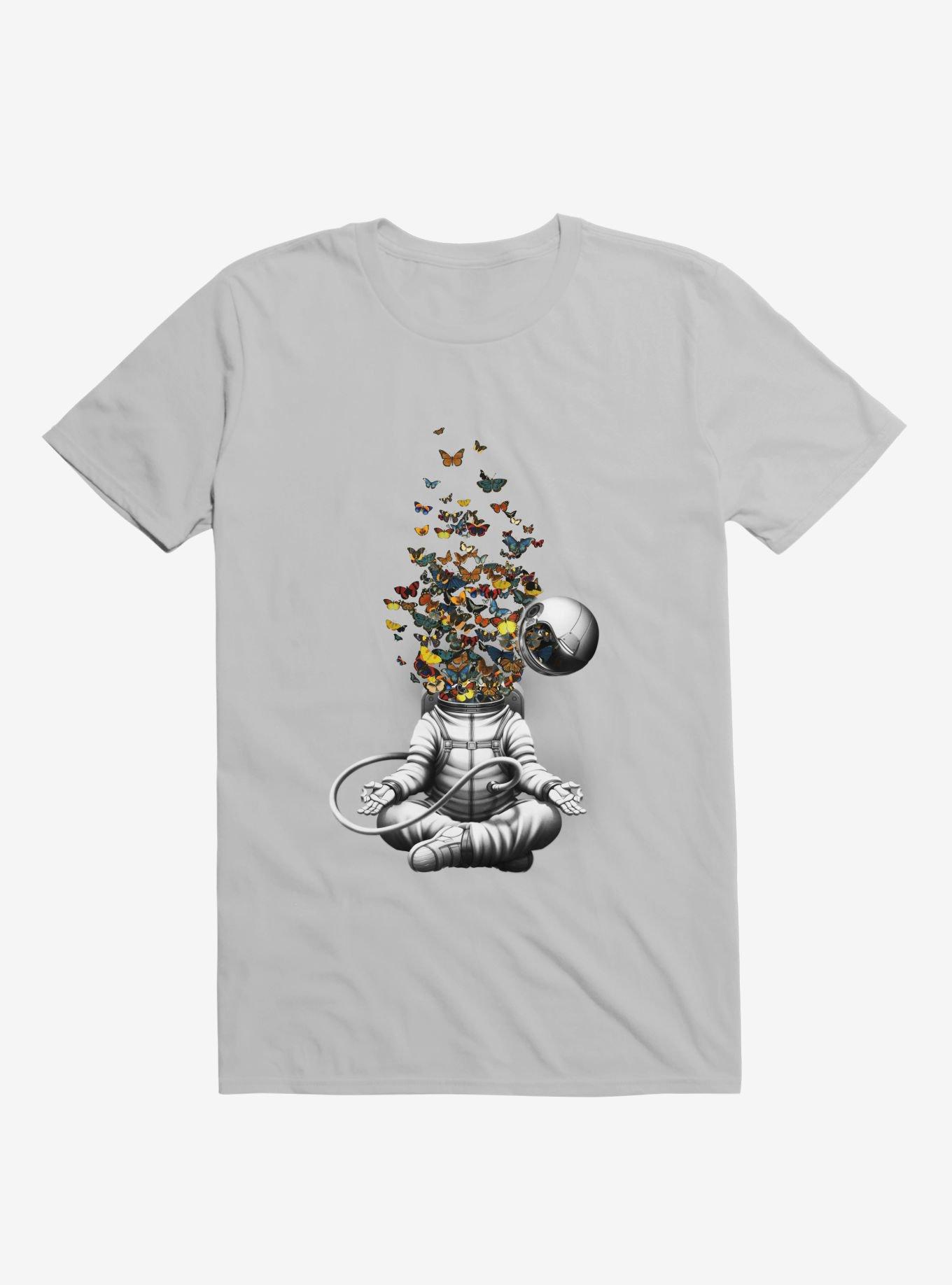 Meditation Butterfly Collage T-Shirt, , hi-res