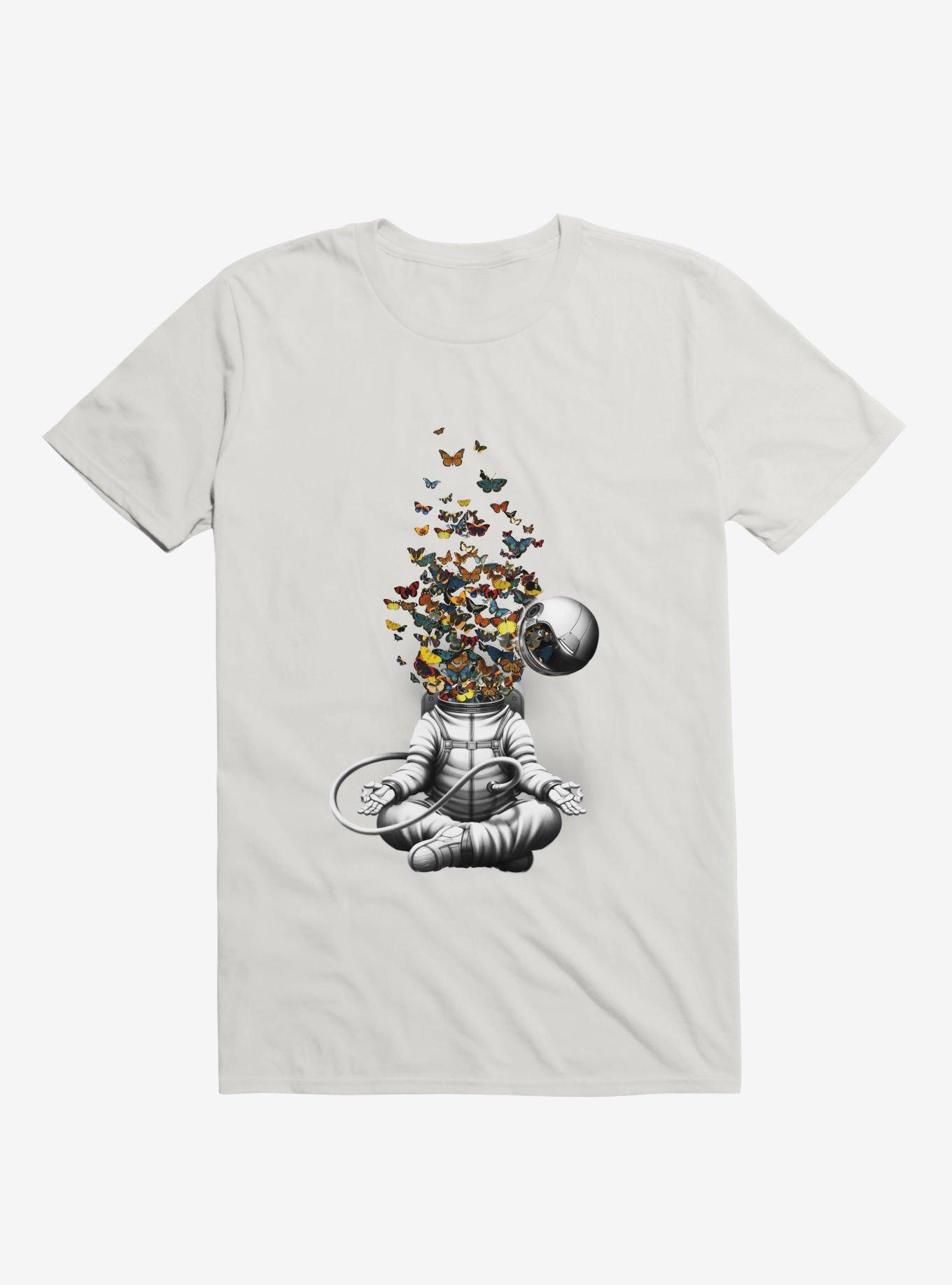 Meditation Butterfly Collage T-Shirt, , hi-res