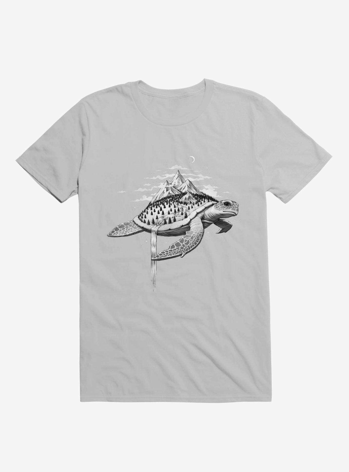 Adventure Turtle Ice Grey T-Shirt, ICE GREY, hi-res