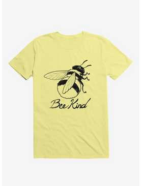 Bee Kind Corn Silk Yellow T-Shirt, , hi-res