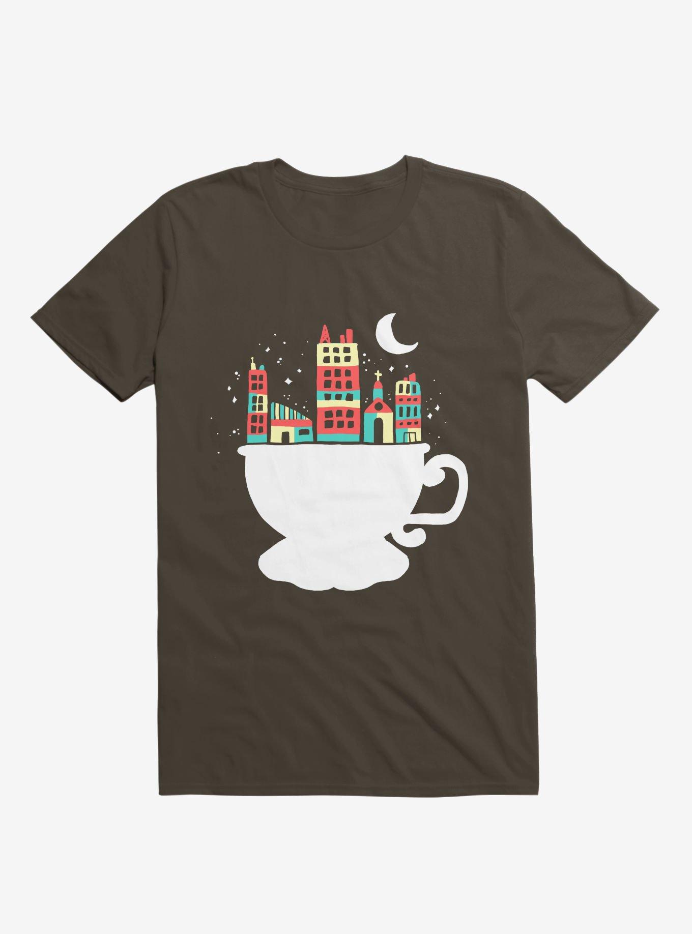 Lill World T-Shirt, BROWN, hi-res