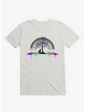 Melting Rainbow Colors Parasite T-Shirt, , hi-res