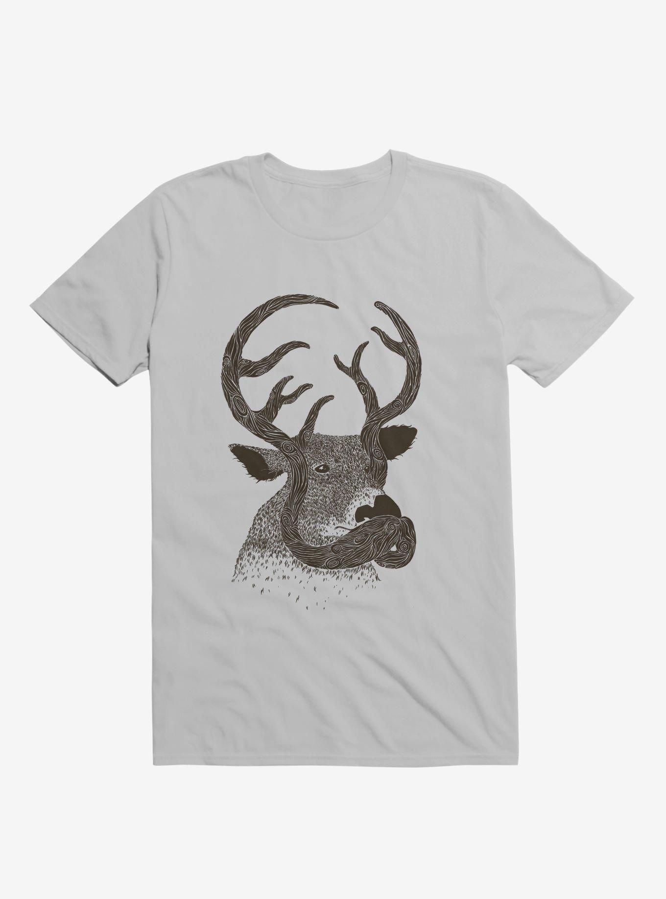 Moustache Make A Difference T-Shirt, ICE GREY, hi-res