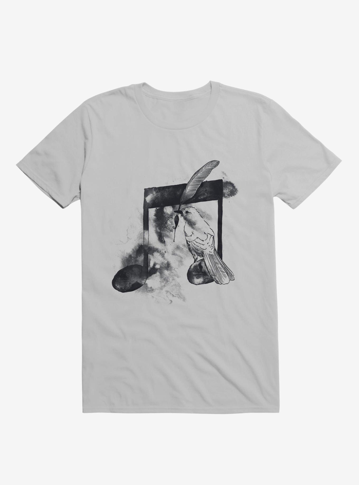 Music Painter T-Shirt, ICE GREY, hi-res