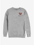 Disney Cruella Rebel Heart Sweatshirt, ATH HTR, hi-res