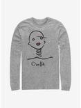 Disney Cruella Doodle Long-Sleeve T-Shirt, ATH HTR, hi-res
