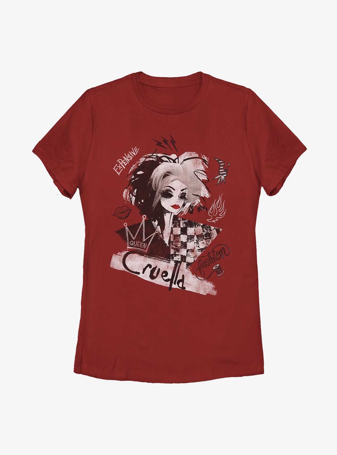 Disney Cruella Artsy Womens T-Shirt, , hi-res