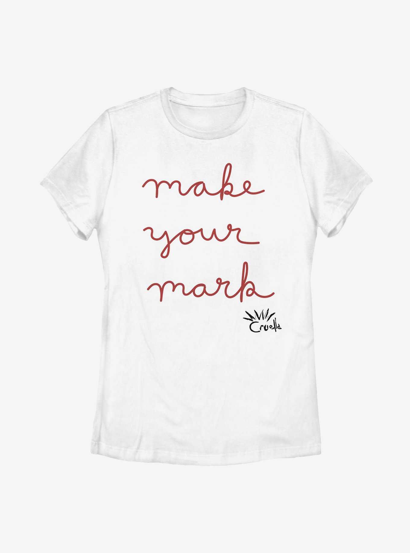 Disney Cruella Make Your Mark Womens T-Shirt, , hi-res