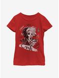 Disney Cruella Artsy Youth Girls T-Shirt, RED, hi-res