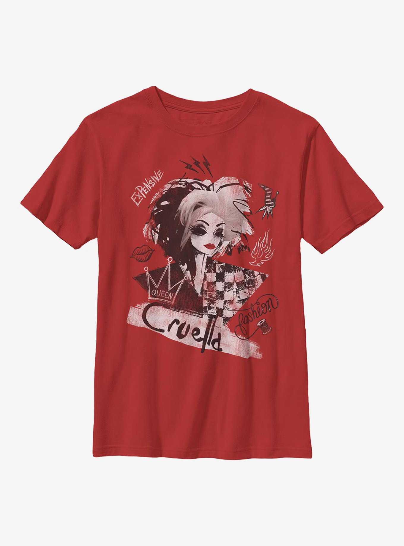 Disney Cruella Artsy Youth T-Shirt, , hi-res