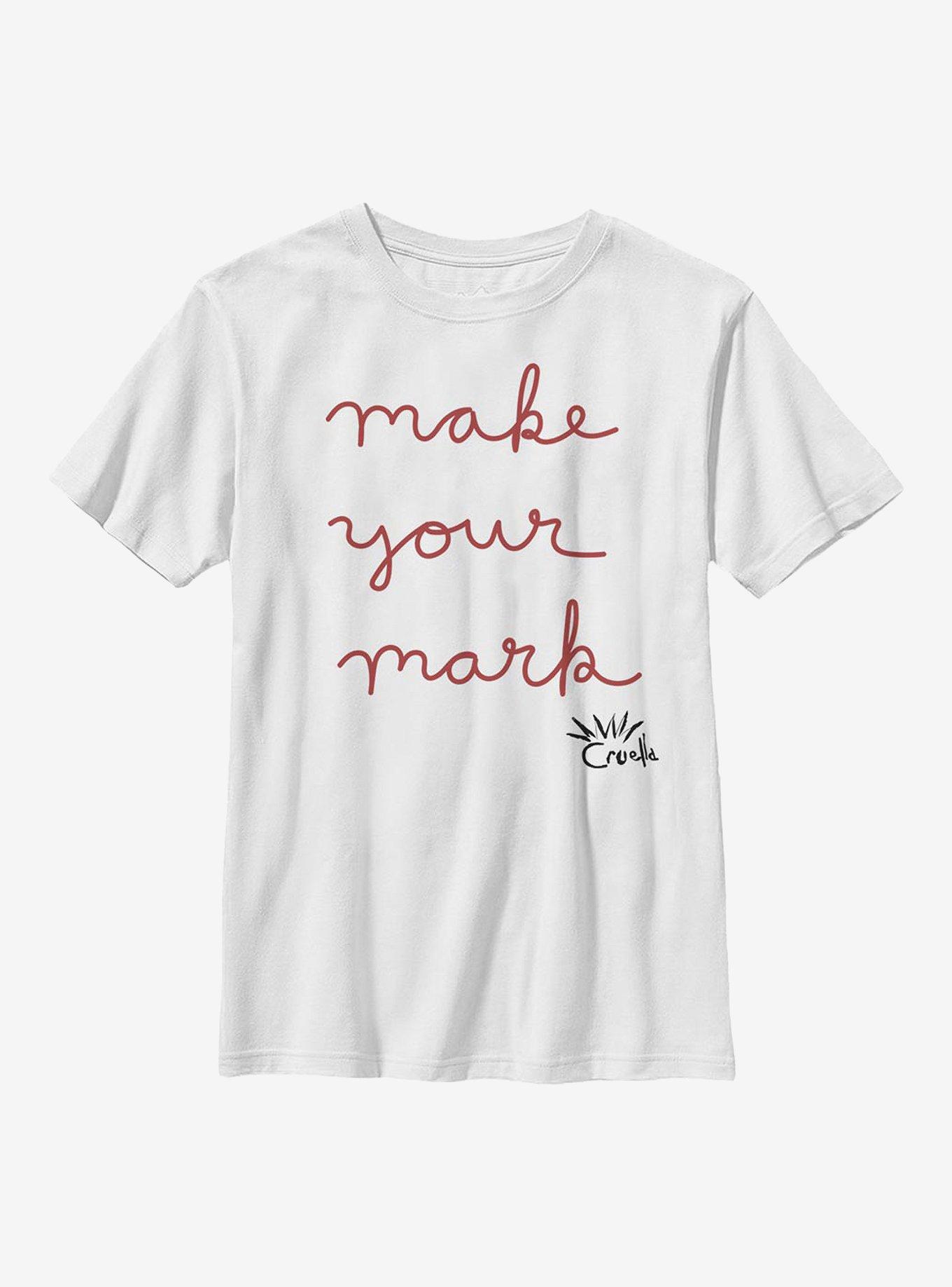 Disney Cruella Make Your Mark Youth T-Shirt, , hi-res