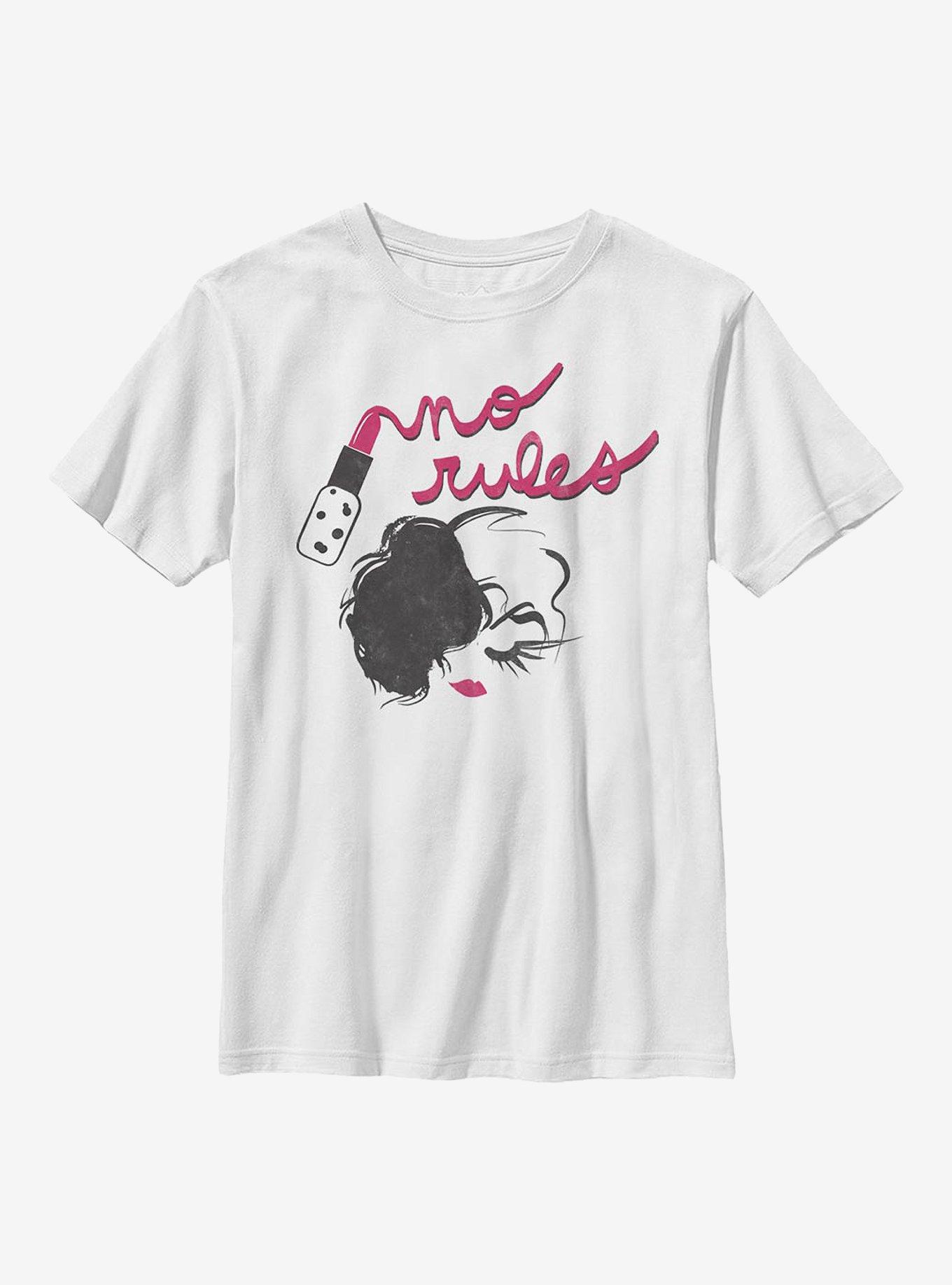 Disney Cruella No Rules Lipstick Youth T-Shirt, , hi-res