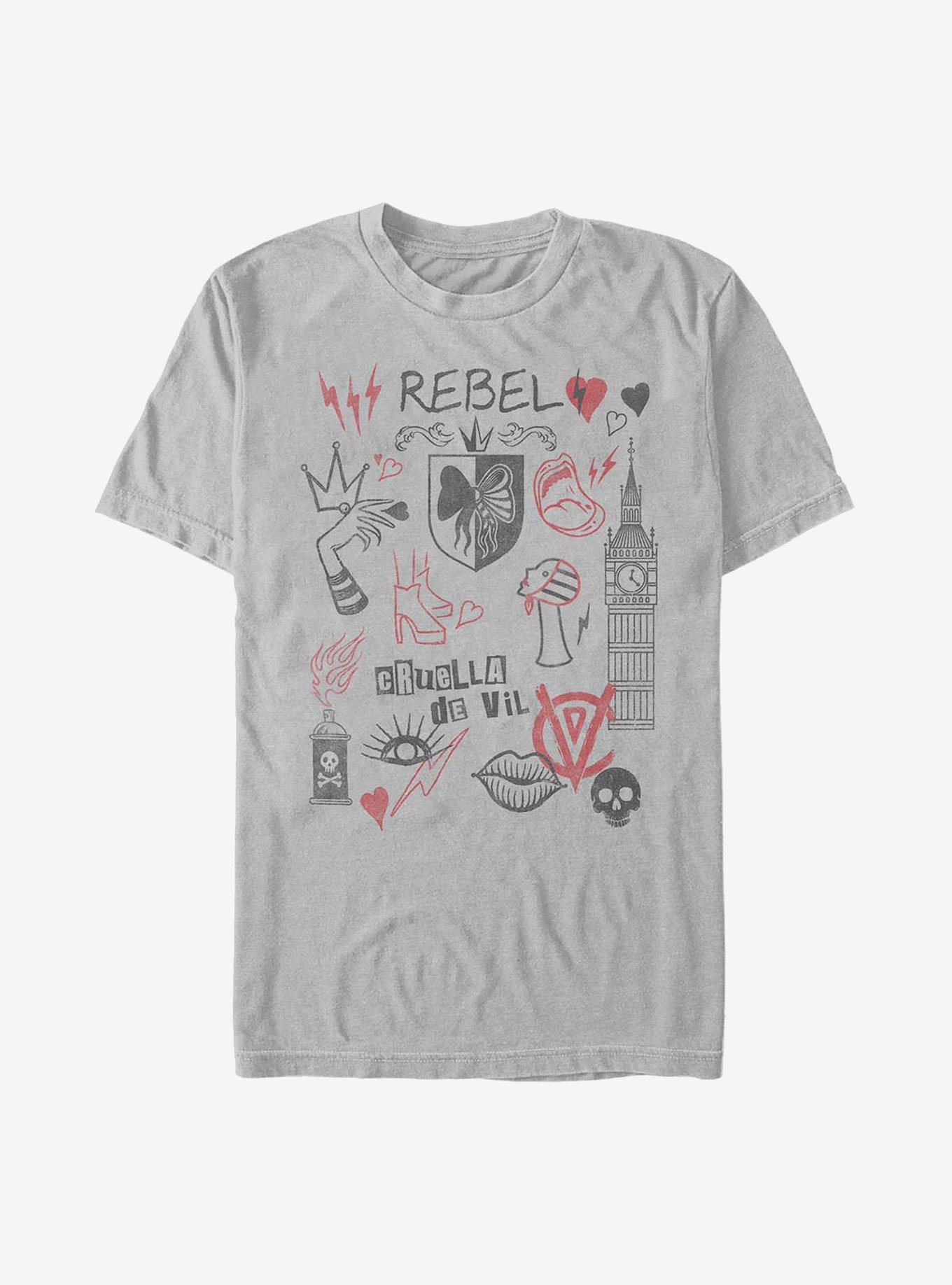 Disney Cruella Rebel Queen T-Shirt, , hi-res